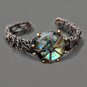 Embrace Elegance with the Tree of Life Charm Bracelet/Labradorite Copper Bracelet /unique holiday gift for mom/handmade jewelry necklace/ Adjustable Bracelet /Gift For her/ Gift pendent for her