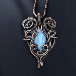 Blue Less Copper Pendant