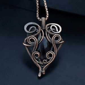 Amethyst Copper Wire Jewelry