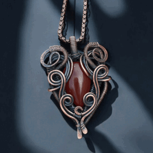 Coraline Copper Pendant handmade jewelry gift for him
