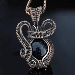 Sunstone Copper Pendant handmade copper jewelry gift for her