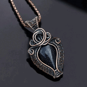 Sunstone Copper Pendant handmade copper jewelry gift for her